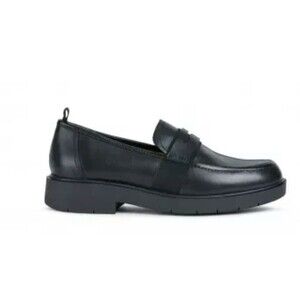 Geox Women's D16QRD Black Loafer Size EUR 42, US 11.5 NEW